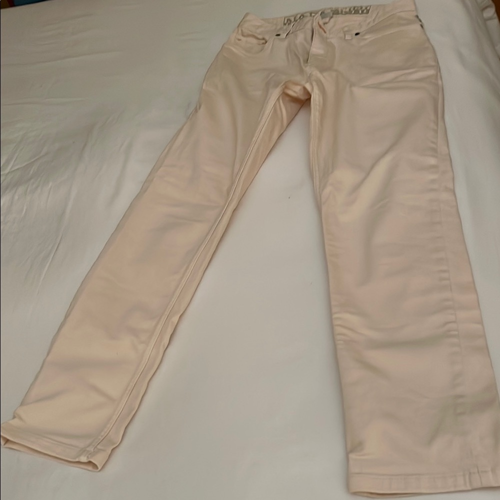 Cream Straight-Leg Pants from Napapijri